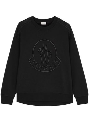 Logo-embroidered Cotton-blend Sweatshirt - - L (UK 14 / L) - Moncler - Modalova