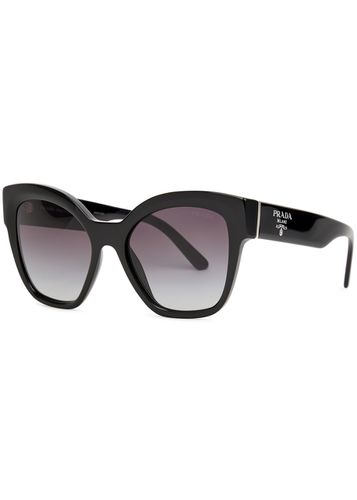 Oversized Round-frame Sunglasses , Designer-engraved Graduated Lenses, Designer-stamped Temples, 100% UV Protection - Prada - Modalova