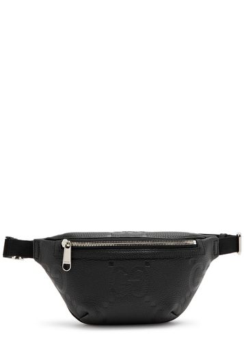 Jumbo GG Monogrammed Leather Belt bag - Black - Gucci - Modalova