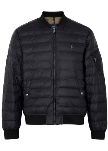 Logo-embroidered Quilted Shell Jacket - - L - Polo ralph lauren - Modalova