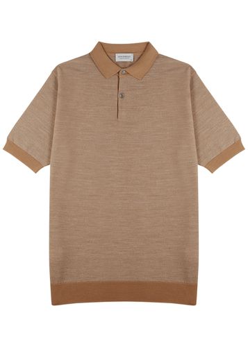 Textured Wool Polo Shirt - - XL - John Smedley - Modalova