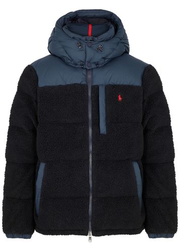 Panelled Quilted Faux Shearling Jacket - - L - Polo ralph lauren - Modalova