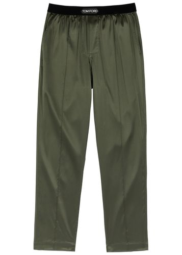 Stretch-silk Satin Pyjama Trousers - - XL - Tom ford - Modalova
