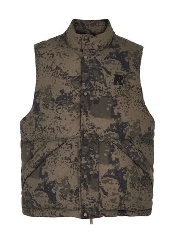 Camouflage-print Quilted Shell Gilet - - XL - Represent - Modalova