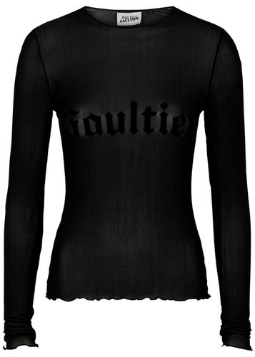The Gaultier Logo Tulle top - - L (UK14 / L) - Jean Paul Gaultier - Modalova