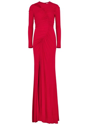 Ruched Cut-out Jersey Gown - - 44 (UK12 / M) - Alexander McQueen - Modalova