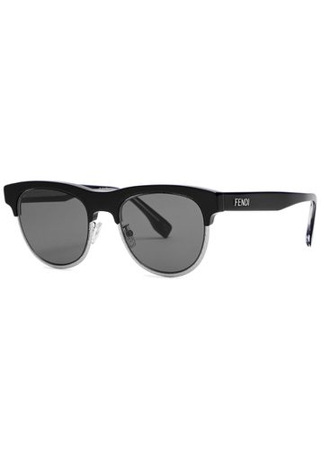 Fendi Clubmaster Sunglasses - Black - Fendi - Modalova