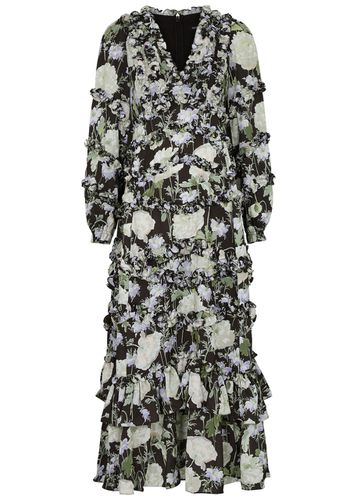 Needle & Thread Moonlight Petals Floral-print Matte Satin Maxi Dress - - 10 (UK10 / S) - Needle&Thread - Modalova