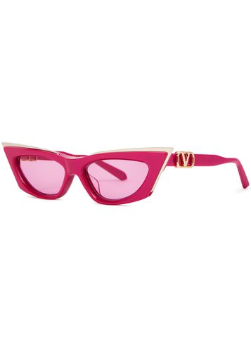 V-Goldcut Cat-eye Sunglasses - Valentino Garavani - Modalova