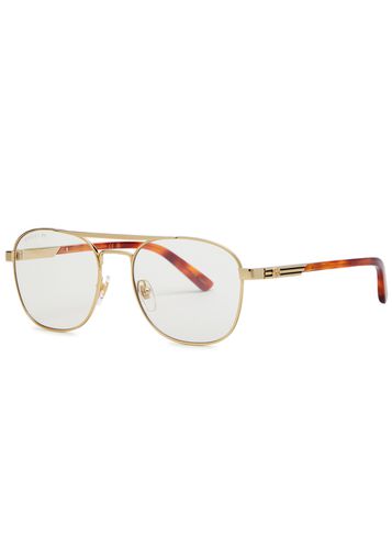 Aviator-style Optical Glasses - Gucci - Modalova
