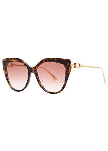 Baguette Oversized Cat-eye Sunglasses - Fendi - Modalova
