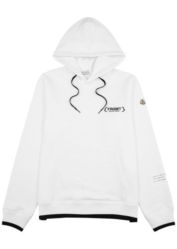 Frgmt Hooded Cotton Sweatshirt, White, Sweatshirt - L - Moncler - Modalova