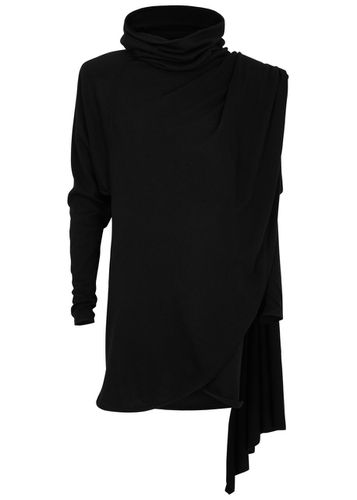 Draped Hooded Wool Mini Dress - - L (UK14 / L) - Saint Laurent - Modalova