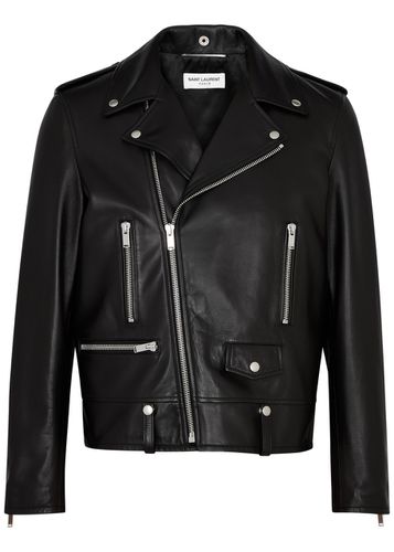Leather Biker Jacket - - 50 (IT50 / L) - Saint Laurent - Modalova