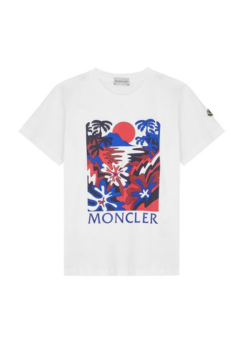 Kids Printed Cotton T-shirt (8-10 Years) - - 10A (10 Years) - Moncler - Modalova