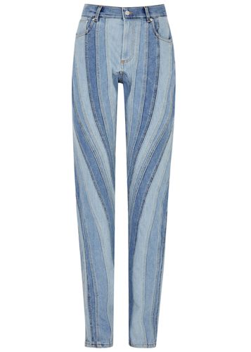 Spiral Panelled Tapered-leg Jeans - - 34 (UK6 / XS) - Mugler - Modalova