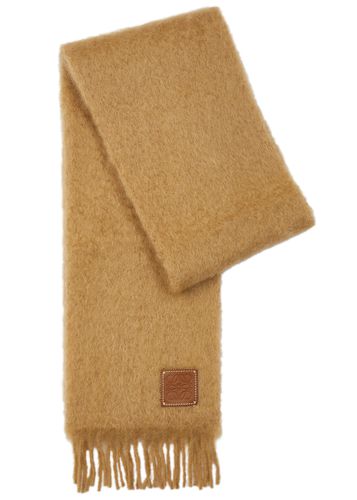 Loewe Mohair-blend Scarf - Camel - Loewe - Modalova