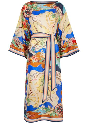 Alight Printed Silk-satin Midi Dress - - 1 (UK 10 / S) - Zimmermann - Modalova