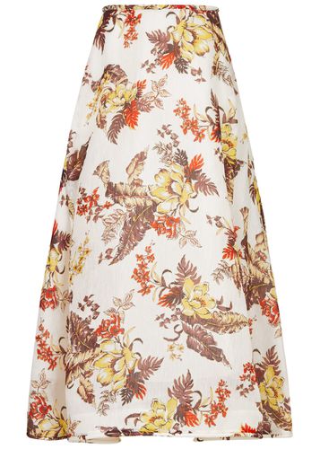 Matchmaker Printed Linen-blend Maxi Skirt - - 0 (UK 8 / S) - Zimmermann - Modalova