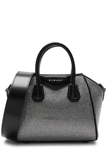 Antigona Toy Crystal-embellished Leather top Handle bag - Givenchy - Modalova