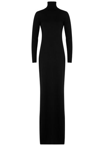 Roll-neck Wool Maxi Dress - - S (UK8-10 / S) - Saint Laurent - Modalova