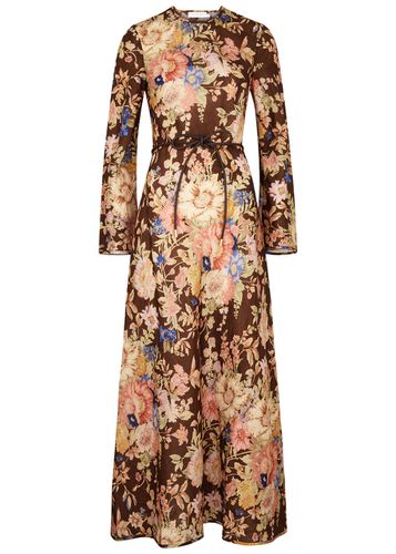 August Floral-print Linen Maxi Dress - - 0 (UK 8 / S) - Zimmermann - Modalova
