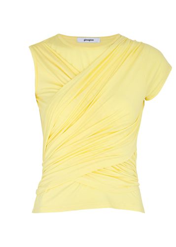 Zoe Wrap-effect Stretch-jersey top - - S (UK8-10 / S) - Gimaguas - Modalova