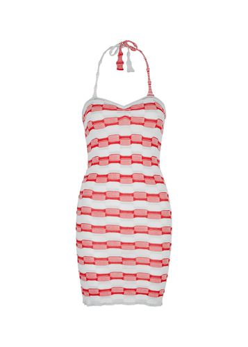 Été Striped Knitted Mini Dress - - L (UK14 / L) - Gimaguas - Modalova