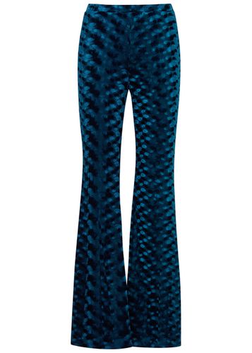 Ruthette Leopard-print Flared Velvet Trousers - - S (UK8-10 / S) - Diane von Furstenberg - Modalova
