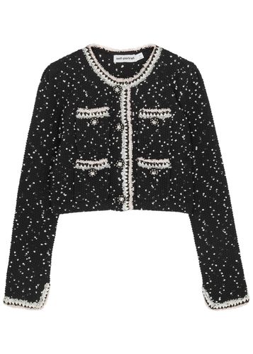 Embellished Bouclé Tweed Jacket - - XL (UK16 / XL) - Self-portrait - Modalova