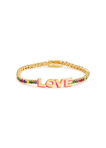 Love Gold-plated Tennis Bracelet - Kate Spade New York - Modalova