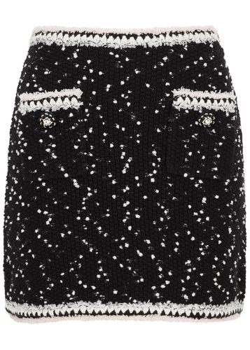 Bouclé Tweed Mini Skirt - - S (UK8-10 / S) - Self-portrait - Modalova