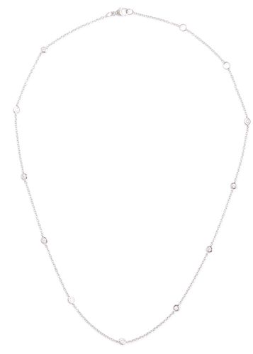 Diamond Dot Crystal-embellished Necklace - - One Size - Roxanne First - Modalova
