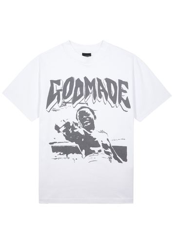 City Of God Printed Cotton T-shirt - God Made - Modalova