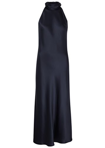 Sienna Halterneck Satin Midi Dress - - 36 (UK8 / S) - Galvan - Modalova