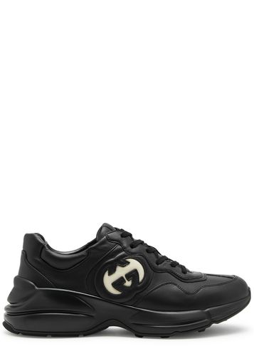 Rhyton GG Leather Sneakers - - 44 (IT44 / UK10) - Gucci - Modalova