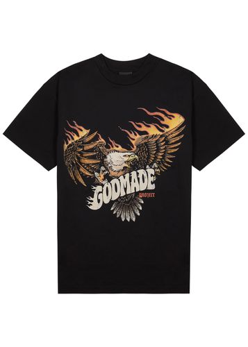Hawk Project Printed Cotton T-shirt - God Made - Modalova