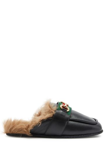 Airel Horsebit fur and Leather Loafers - - 40 (IT40 / UK6) - Gucci - Modalova