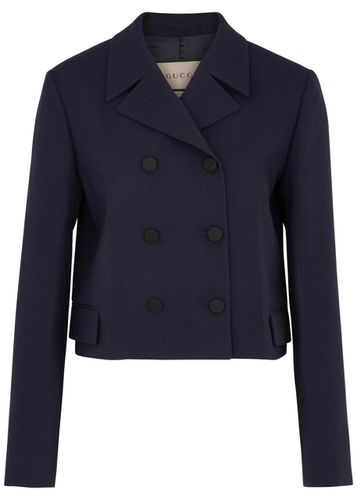 Double-breasted Mohair-blend Jacket - - 42 (UK10 / S) - Gucci - Modalova