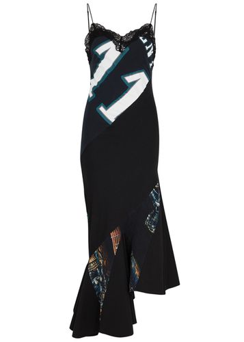 Lace-trimmed Printed Cotton Midi Dress - - L (UK14 / L) - Conner Ives - Modalova