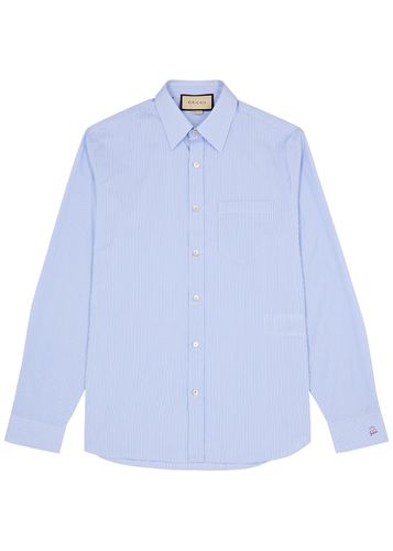 Striped Cotton-poplin Shirt - - 38 (C15 / S) - Gucci - Modalova