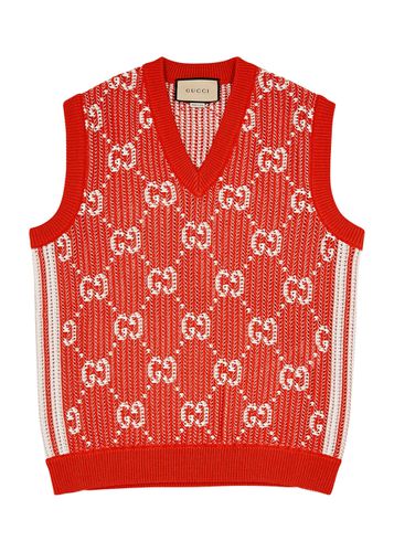 GG-monogrammed Cotton Vest - - M - Gucci - Modalova