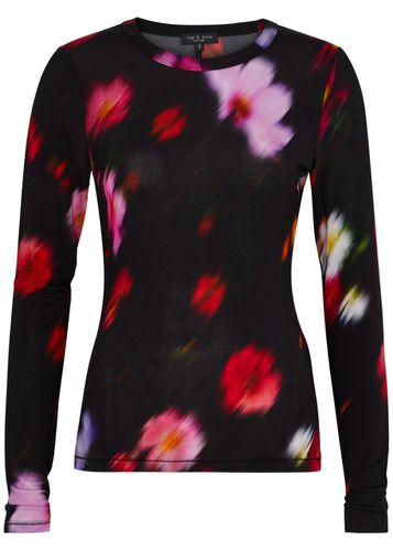 Rag & Bone Sabeen Floral-print Stretch-jersey top - - S (UK8-10 / S) - rag&bone - Modalova