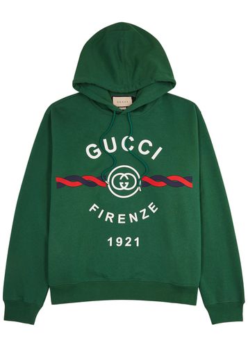 Firenze 1921 Printed Hooded Cotton Sweatshirt - - L - Gucci - Modalova
