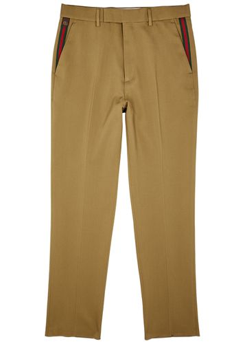 Straight-leg Cotton Trousers - - 46 (IT46 / S) - Gucci - Modalova