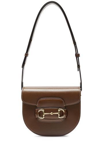 Horsebit 1955 Leather Saddle bag - Gucci - Modalova
