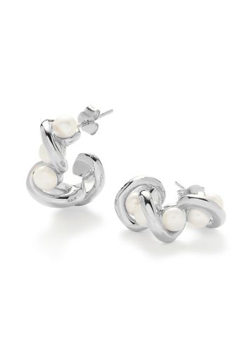 Molten Pearl and -plated Hoop Earrings - One Size - Missoma - Modalova
