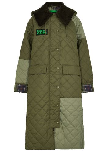 X Ganni Burghley Quilted Shell Coat - - 10 (UK10 / S) - Barbour - Modalova