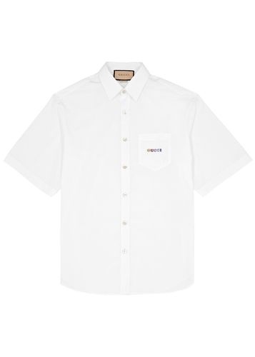 Logo-print Cotton Shirt - - 38 (C15 / S) - Gucci - Modalova
