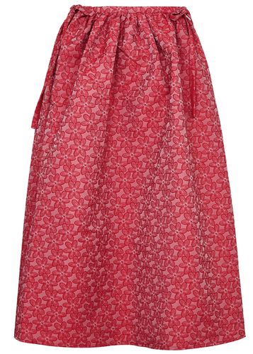 Flower Power Floral-jacquard Midi Skirt - - 10 (UK10 / S) - Sister Jane - Modalova